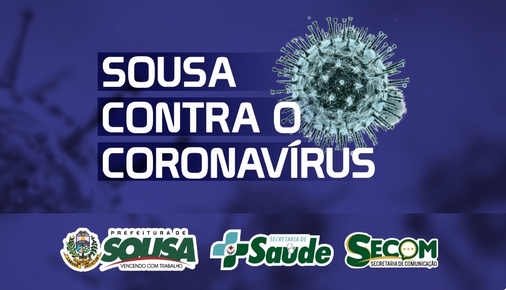 Prefeitura divulga boletim epidemiológico da COVID-19 em Sousa com nenhum caso suspeito 